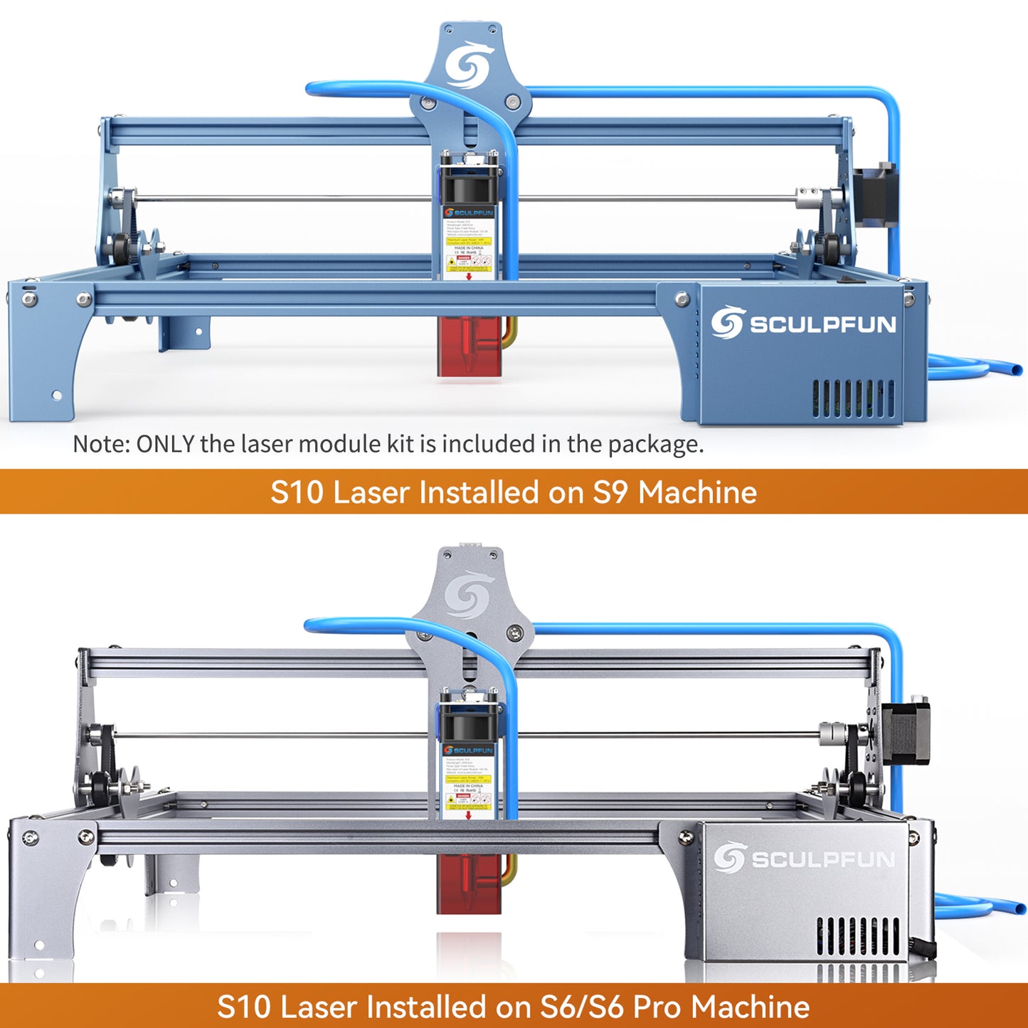 10W Engraving Laser Module, Air Assist Pump, 30L/Min Compressor, High Density Beam, Woodworking Machinery Parts, Tools